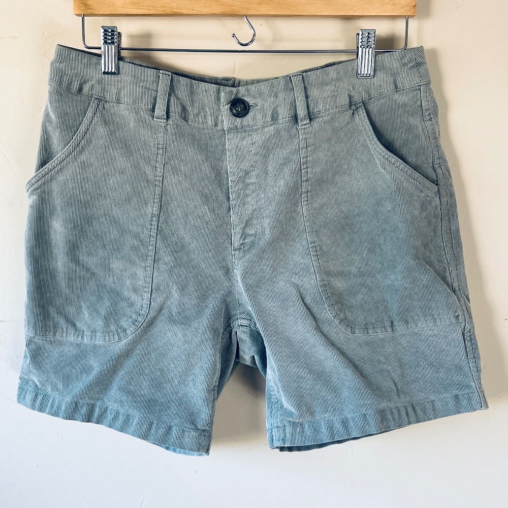 Marine Layer Mens Westlake Cord Short in Grey Sz 32 Medium Unisex Women Corduroy